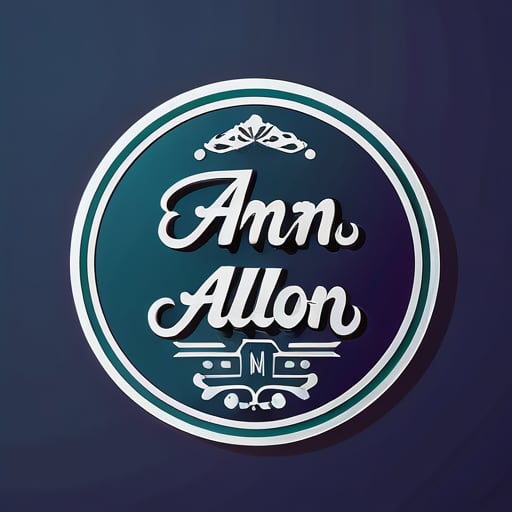 Aman Tailorのロゴ テキスト sticker