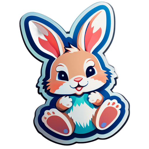 一個小兔子 sticker