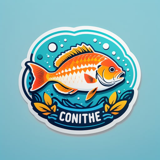 Delicious Fish sticker
