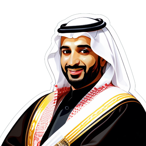 El príncipe Mohammed bin Salman bin Abdulaziz Al Saud sticker