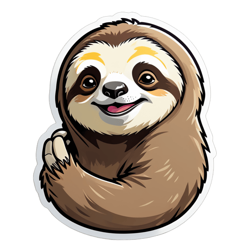 Hilarious Sloth Meme sticker