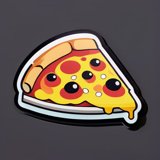 mignonne pizza sticker