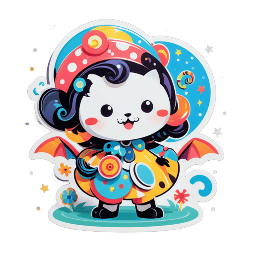 Whimsical Wind-Up Toys sticker