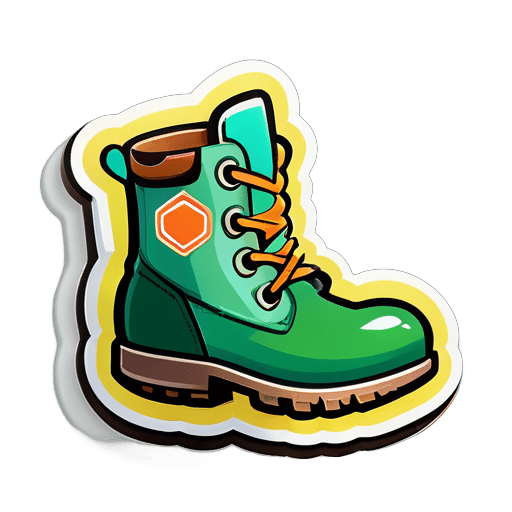 create a sticker with JAVA logo, spring and boots sticker