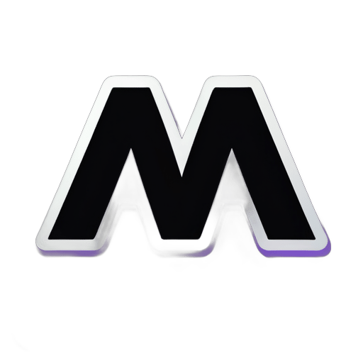 M sticker