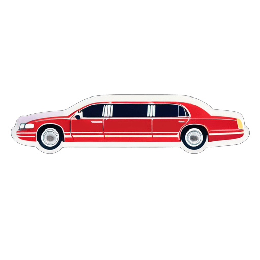 Space Edition Luxury Limousine Extended Version sticker