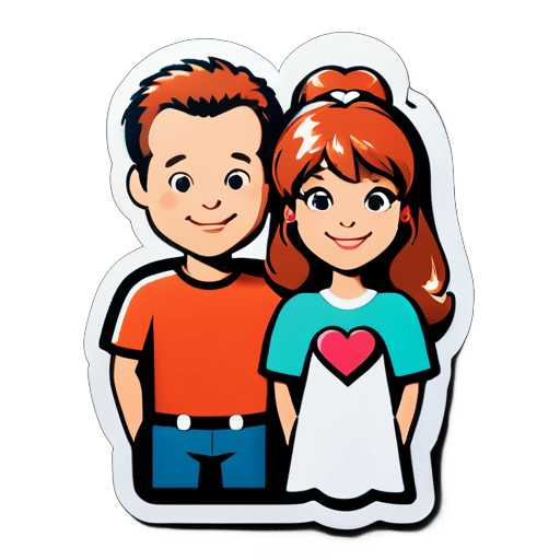 casados con hijos sticker