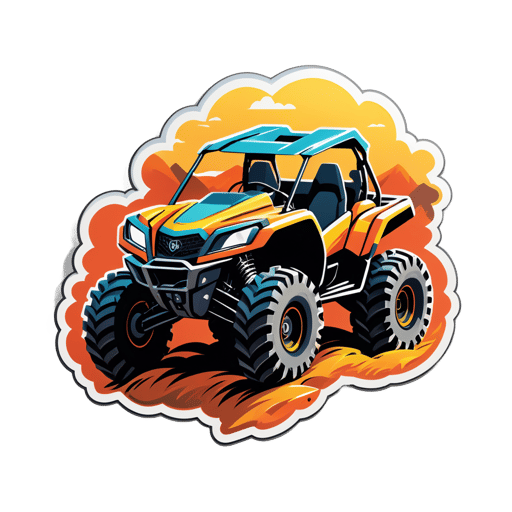 ATV on Rough Terrain sticker