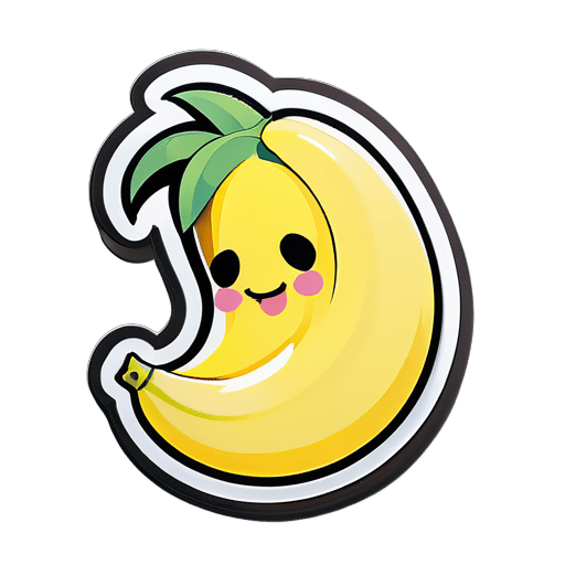 Banane Mignonne sticker