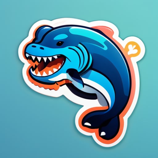 고래 호랑이 sticker