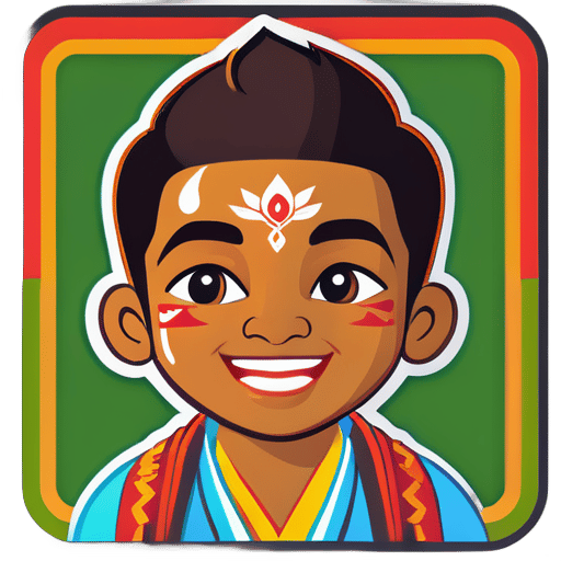 boy in nepali culture
 sticker