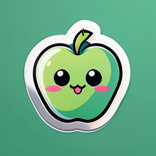 可愛的蘋果 sticker