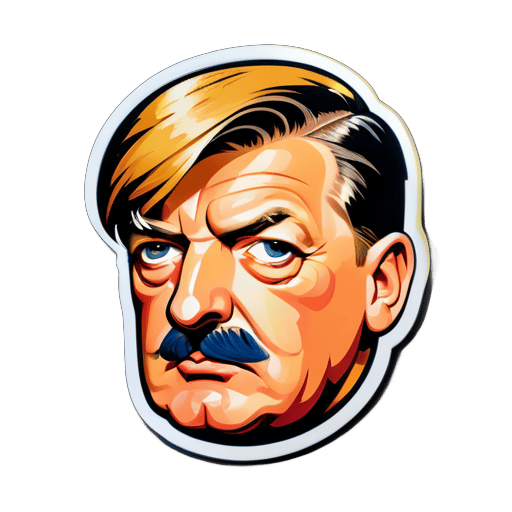 Hitler se parece a Donald Trump sticker