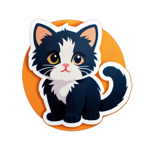 A little kitten sticker