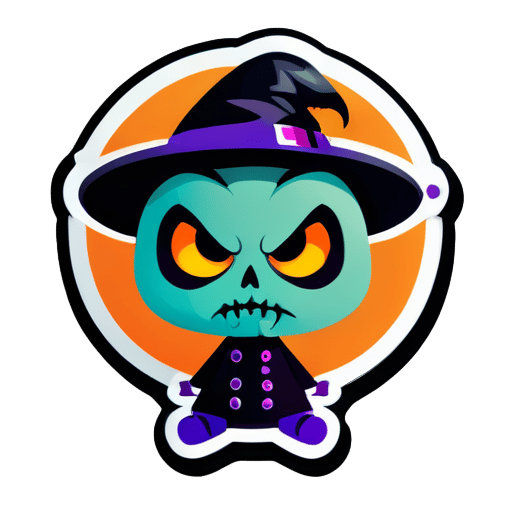 Halloween sticker