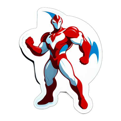 Muscle Ultraman sticker