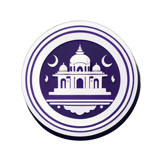 logotipo de la India antigua sticker