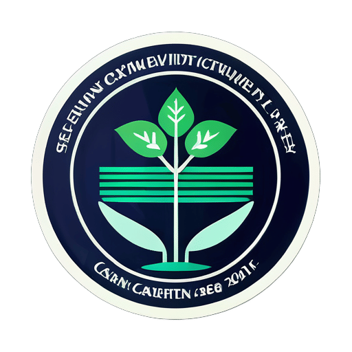 Title: "Greening the Economy: A Blueprint for Pakistan's Carbon Market Revival Inspired by China's Triumphs (2025)" sticker