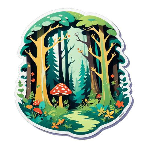 Enchanted Forest sticker
