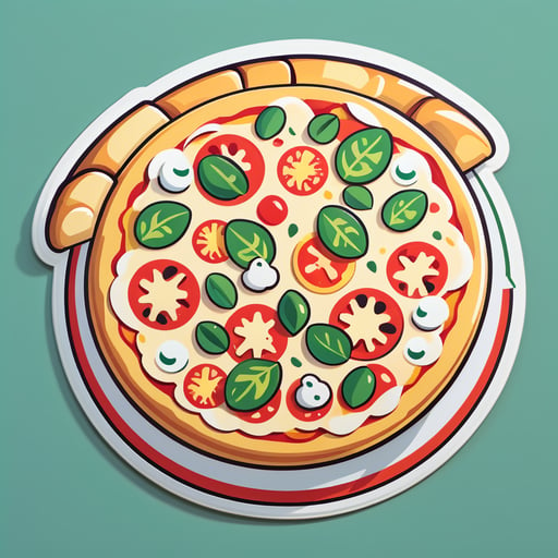 신선한 피자 sticker