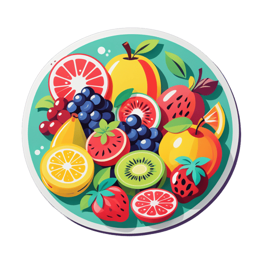 Fresh Fruit Medley sticker