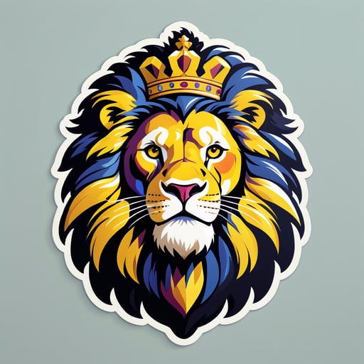 皇家獅領袖 sticker