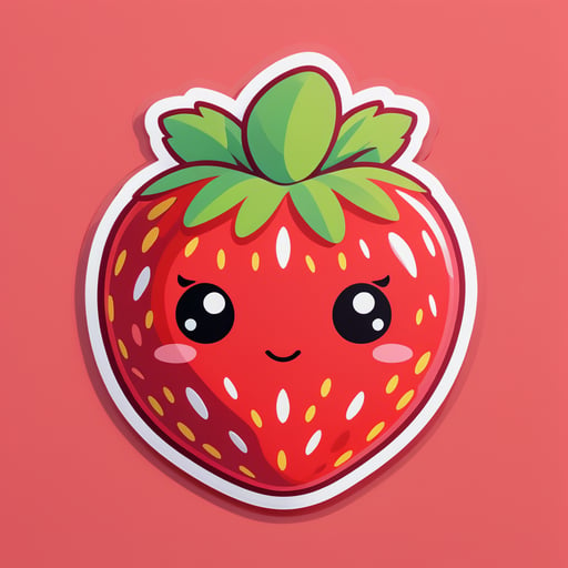 可愛的草莓 sticker