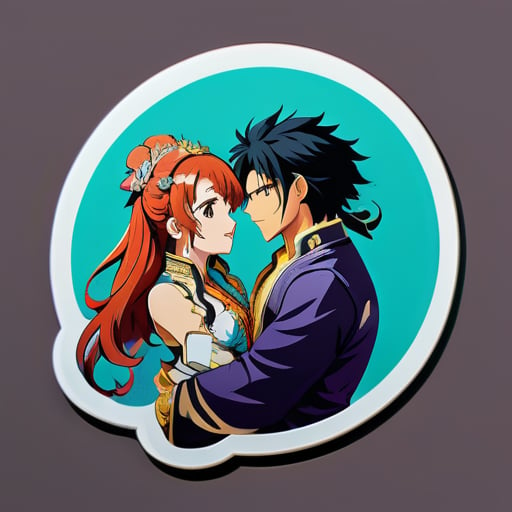 Kamasutra anime sticker