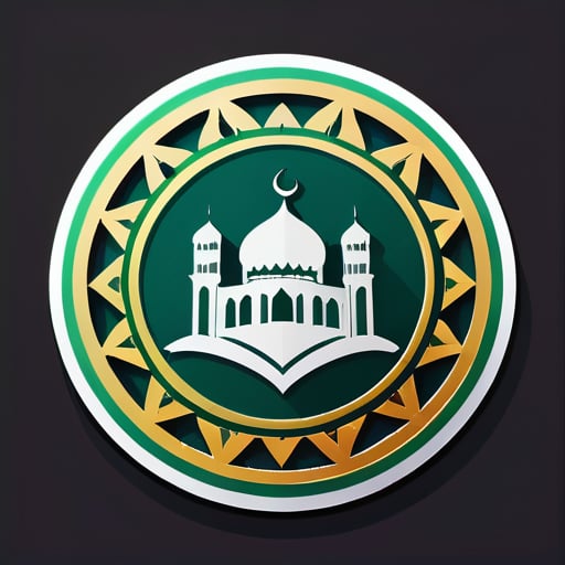 logo pour le site web muslimlubai.com sticker