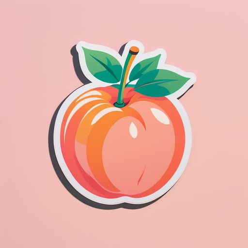 Fresh Peach sticker