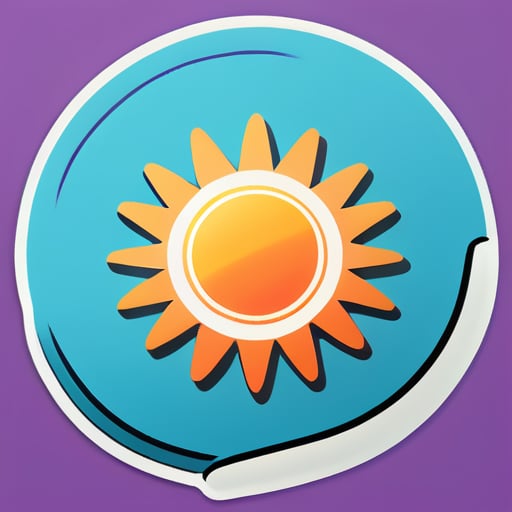 Sun Online sticker