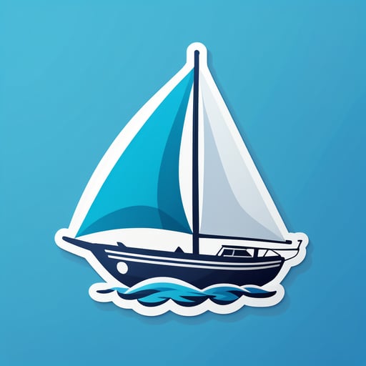 帆船 sticker