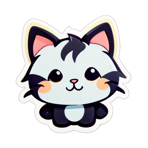 a cute cat
 sticker