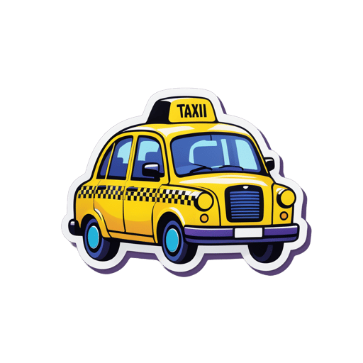 Urban Taxi Cab sticker