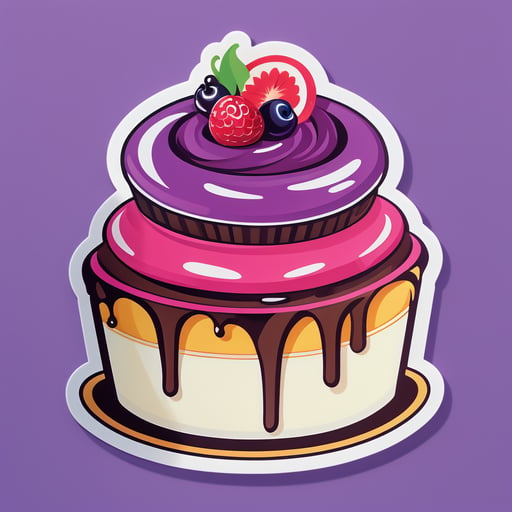 Delicious Desserts: Cake sticker