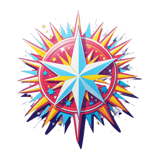 Radiant Star Hero sticker