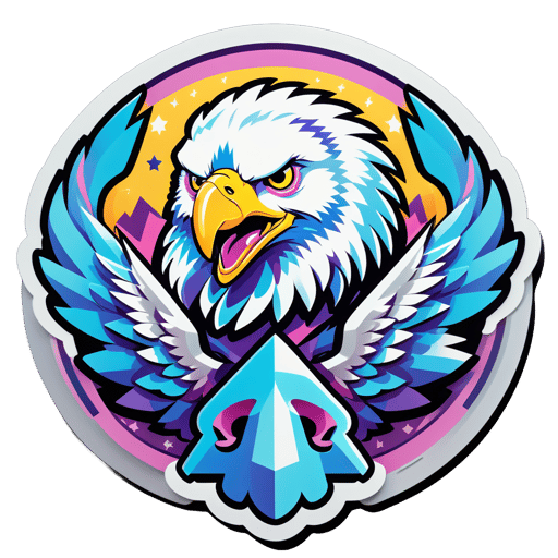 Portly Quartz Eagles sticker