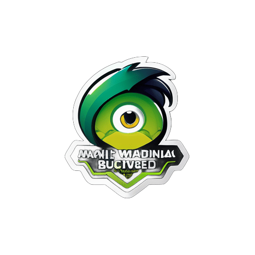 Mi nombre de empresa es Megdaline Morayah Wazowski, crea un logo con el nombre de la empresa MMW, este logo debe estar relacionado con un grupo de empresas de la India, el fondo debe ser un fénix en sombra, imagen en negro. sticker