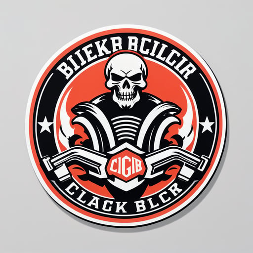Logotipo do Clube de Motociclistas sticker
