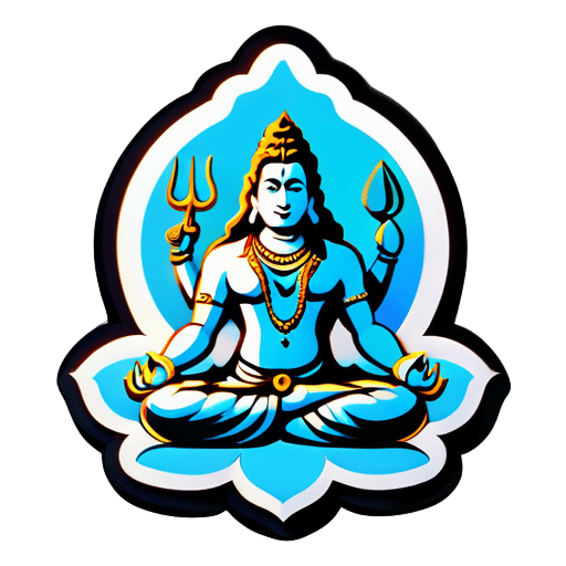 dios shiva sticker