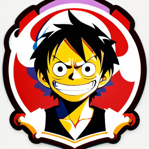 Luffy sticker