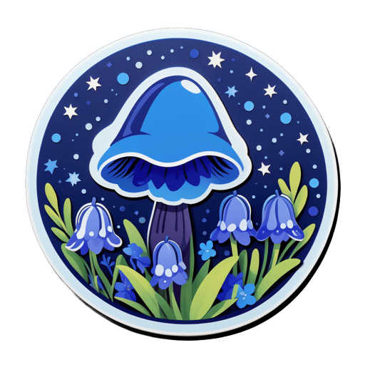 Midnight Bluebell Mystery sticker