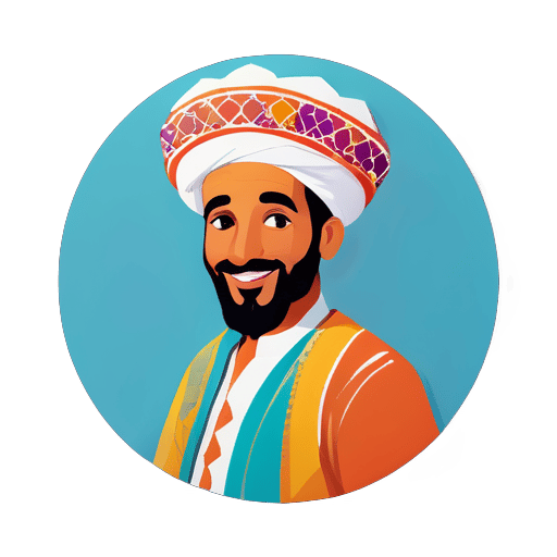 hombre marroquí sticker