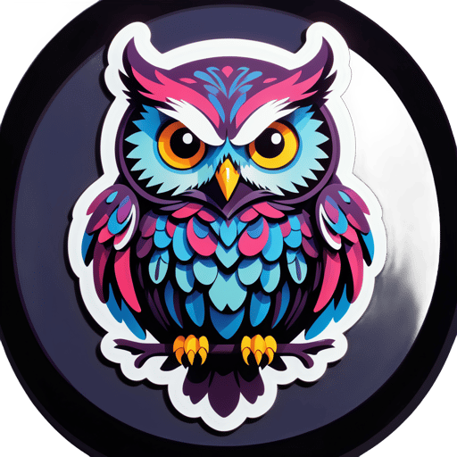 Mysterious Owl sticker