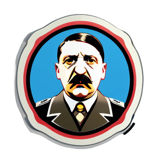 Tier Adolf Hitler sticker