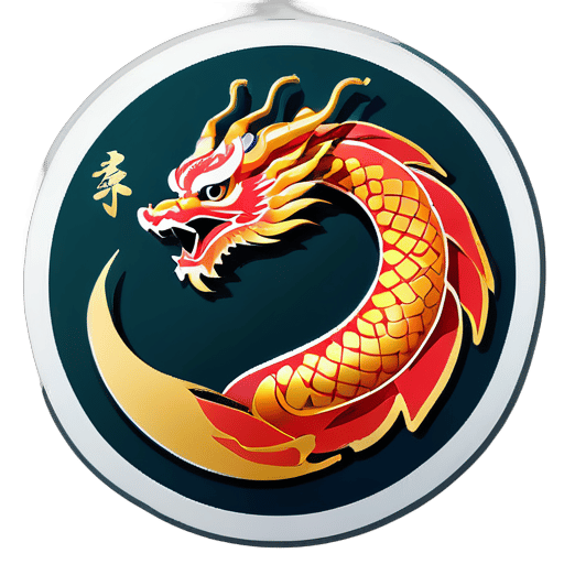 Chine loong sticker