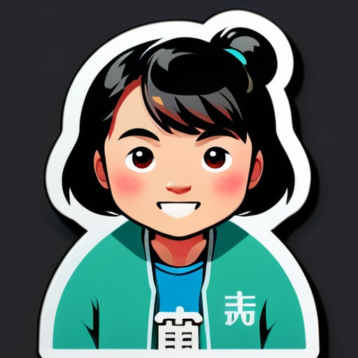 Je veux créer un logo pour mon podcast 'Wei Si Ren', avec les trois caractères chinois '微斯人', et qui reflète le sens de 'Wei Si Ren, à qui je retournerai ?'. sticker