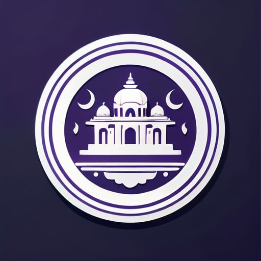 altes indien logo sticker