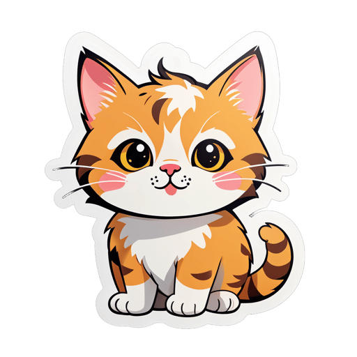 gato lindo sticker