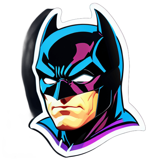 machen Sie einen echten Batman-Sticker NFT sticker